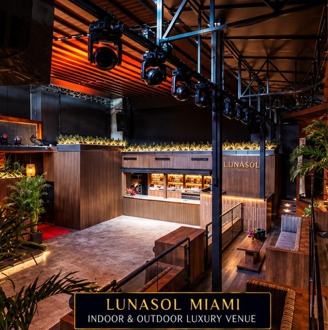 Lunasol Miami indoor and outdoor venue